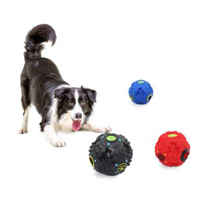 Factory Good Quality Hot Sell Plastic Dogs Food Treat Ball