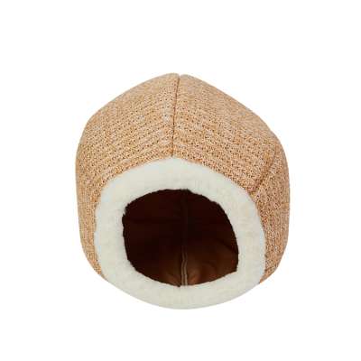 High Quality Pet Cave Covered Cat Dog Bed